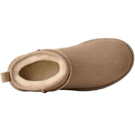 Women's Boots with Warm Lining - Sand