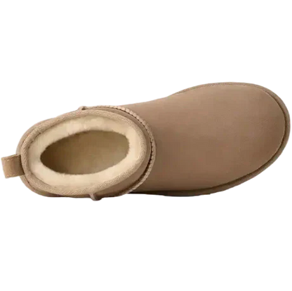 Women's Boots with Warm Lining - Sand