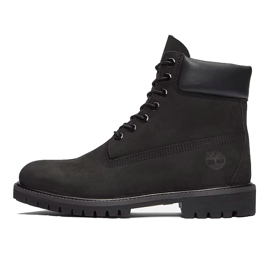 Boots with Warm Lining - Black Nubuck