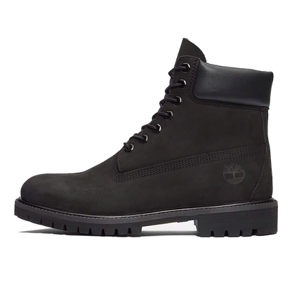 Boots with Warm Lining - Black Nubuck