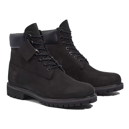 Boots with Warm Lining - Black Nubuck