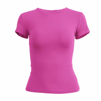 Women´s Fitted short-sleeved cropped T-shirt