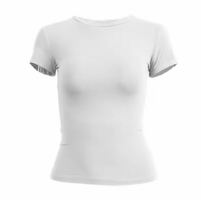 Women´s Fitted short-sleeved cropped T-shirt