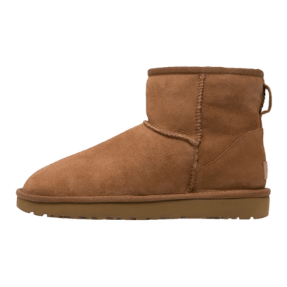 Women's Boots with Warm Lining - Chestnut