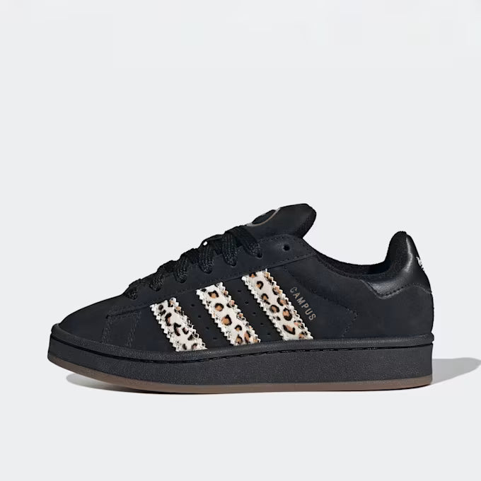 Kids' Retro Sneakers for Everyday Wear & Streetwear - 00s Black/Leopard