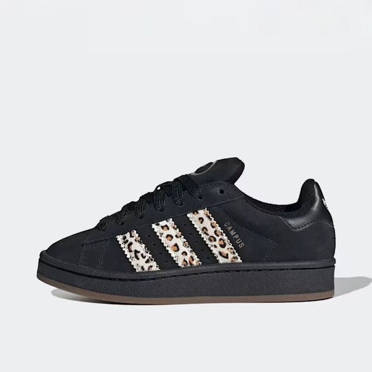 Kids' Retro Sneakers for Everyday Wear & Streetwear - 00s Black/Leopard