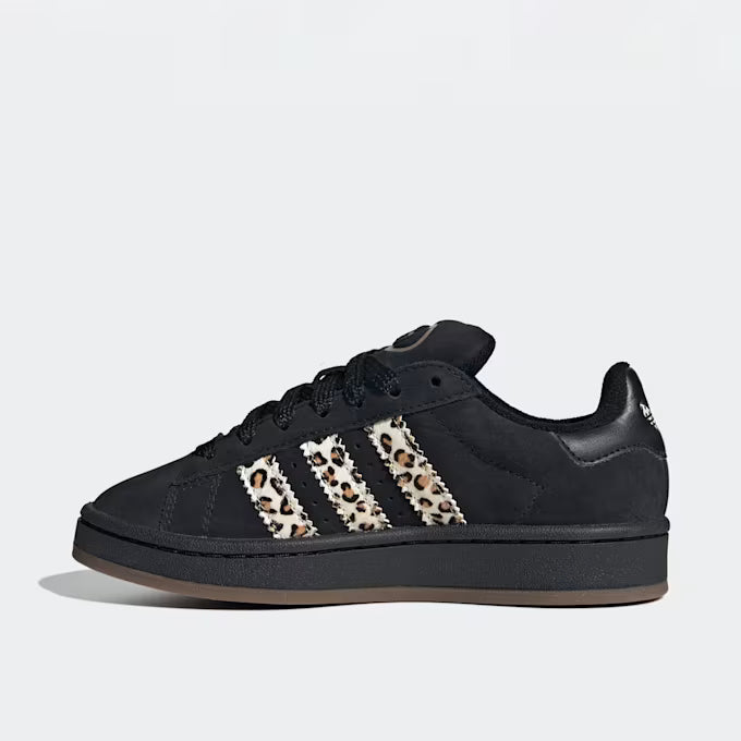Kids' Retro Sneakers for Everyday Wear & Streetwear - 00s Black/Leopard