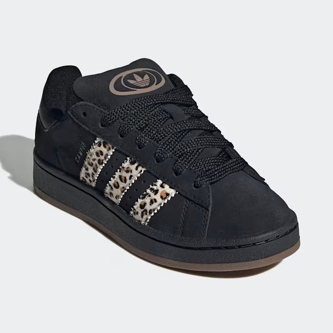 Kids' Retro Sneakers for Everyday Wear & Streetwear - 00s Black/Leopard