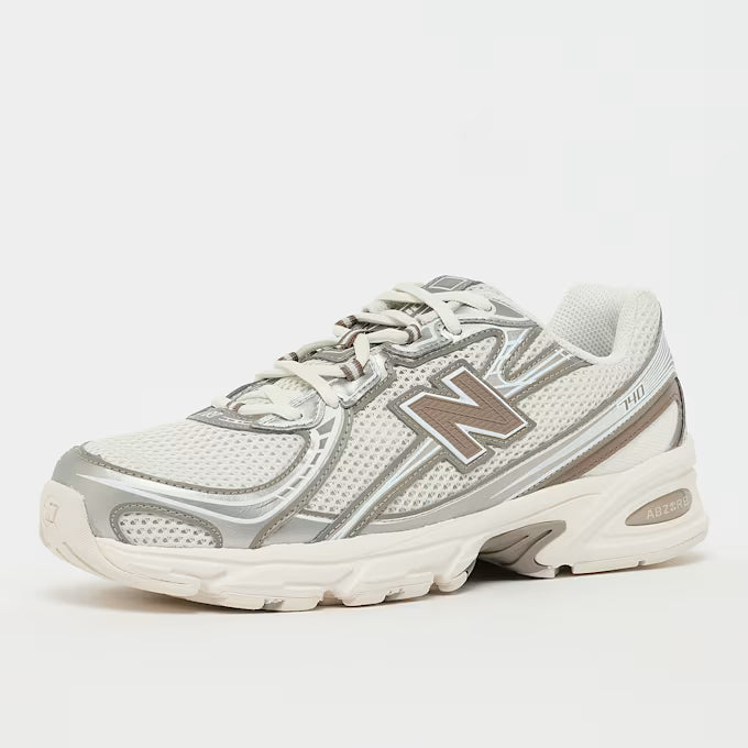 Sneakers for Everyday Wear & Streetwear - Silver/Beige/White