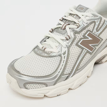 Sneakers for Everyday Wear & Streetwear - Silver/Beige/White