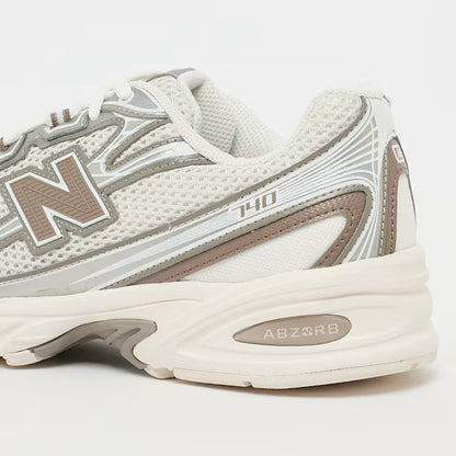 Sneakers for Everyday Wear & Streetwear - Silver/Beige/White