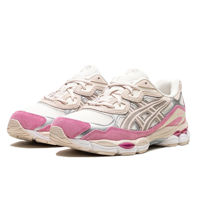 Sneakers for Everyday Wear & Streetwear - Cream Mineral Beige Pink/Strawberry