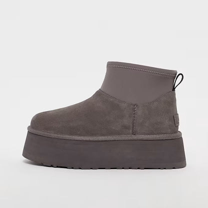 Women's Boots with Warm Lining - Grey