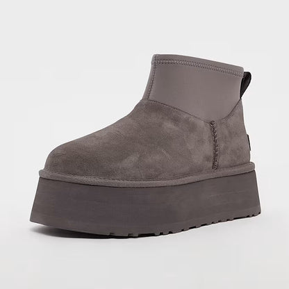 Women's Boots with Warm Lining - Grey