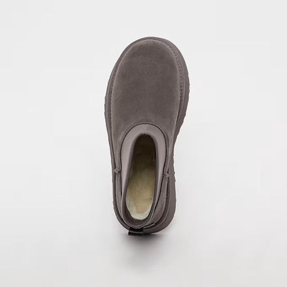 Women's Boots with Warm Lining - Grey