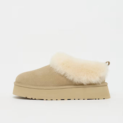 Women's Slippers with Soft Footbed - Beige