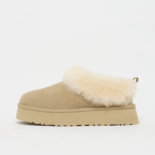 Women's Slippers with Soft Footbed - Beige