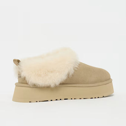 Women's Slippers with Soft Footbed - Beige