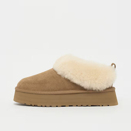 Women's Slippers with Soft Footbed - Chestnut